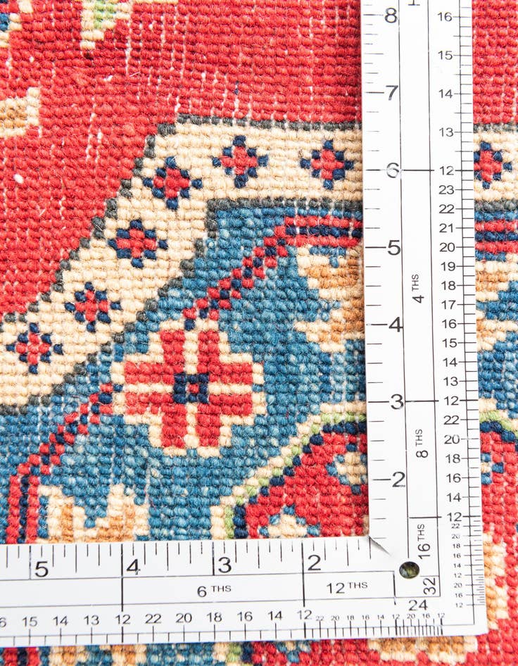 Detail image of  6' 8 x 9' 6  Hand Knotted Kazak Rug