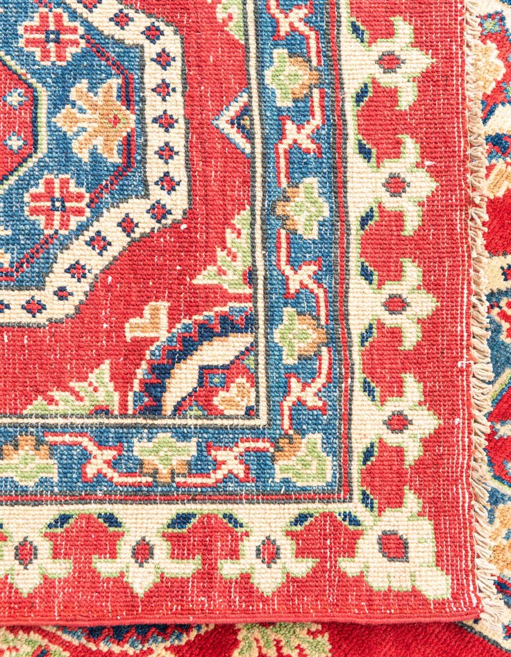 Detail image of  6' 8 x 9' 6  Hand Knotted Kazak Rug