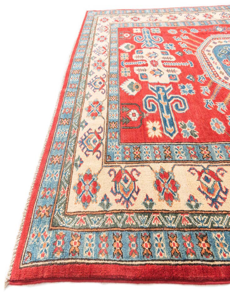 Detail image of  6' x 9' 2  Hand Knotted Kazak Rug