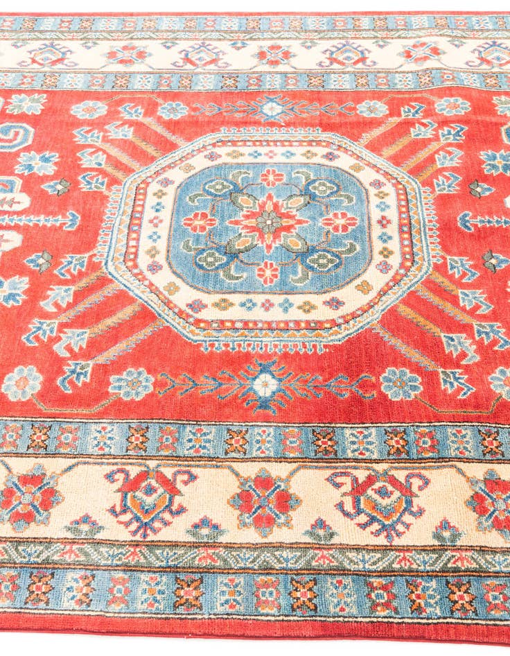 Detail image of  6' x 9' 2  Hand Knotted Kazak Rug