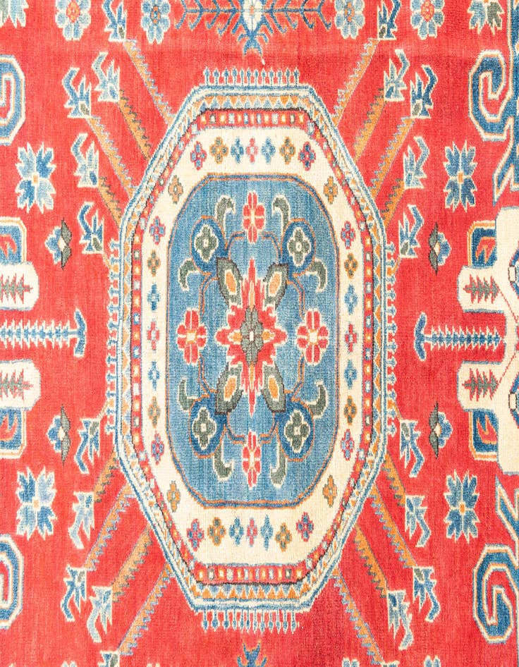 Detail image of  6' x 9' 2  Hand Knotted Kazak Rug