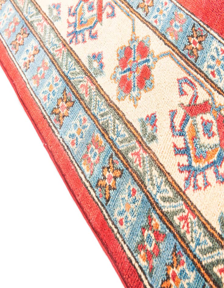 Detail image of  6' x 9' 2  Hand Knotted Kazak Rug