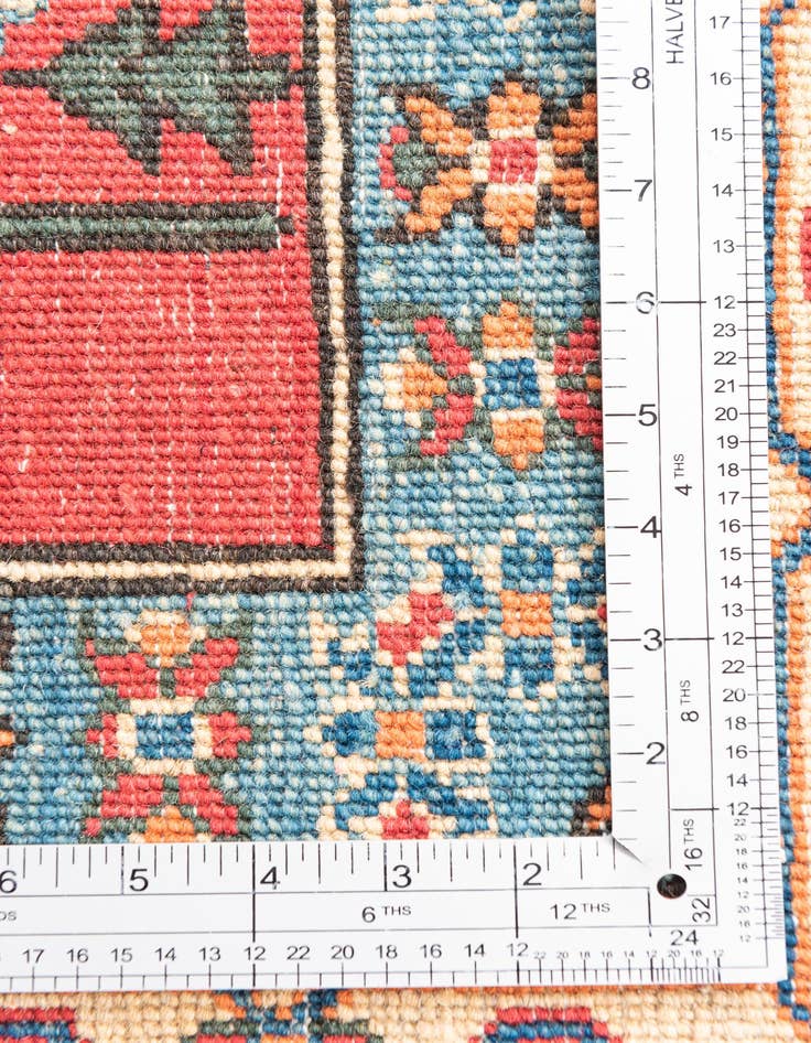 Detail image of  6' x 9' 2  Hand Knotted Kazak Rug