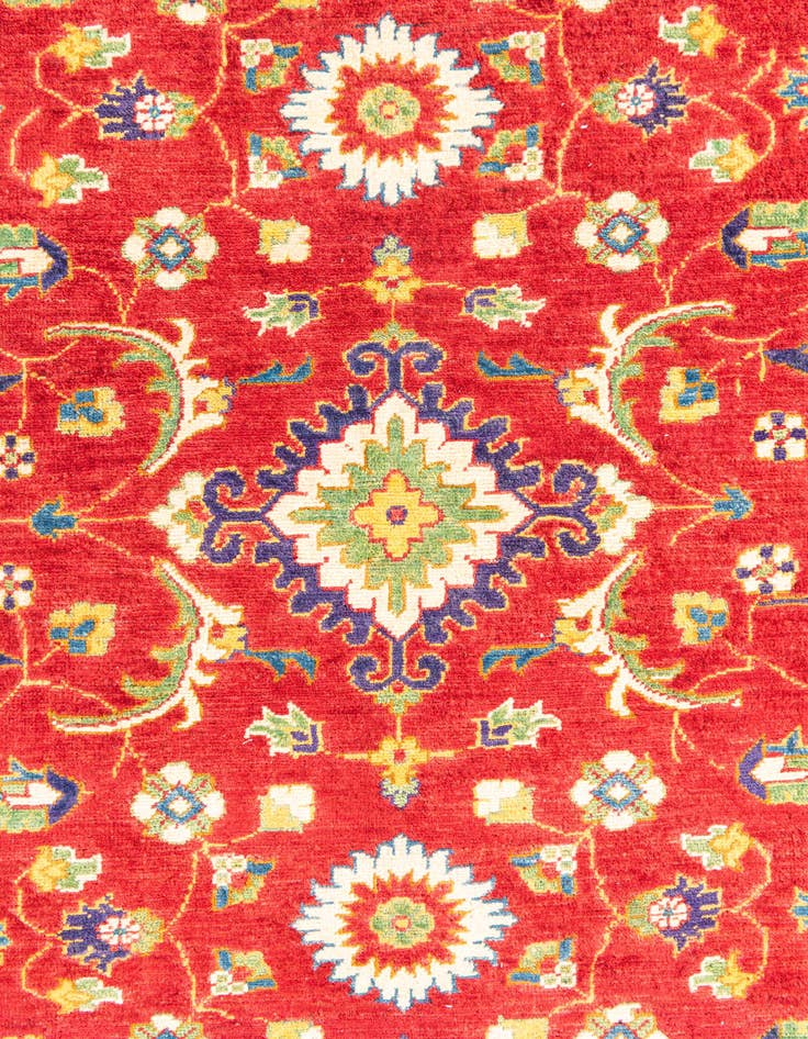 Detail image of  6' x 9' 1  Hand Knotted Kazak Rug