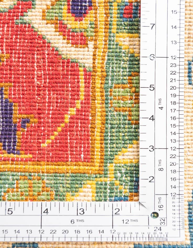 Detail image of  6' x 9' 1  Hand Knotted Kazak Rug