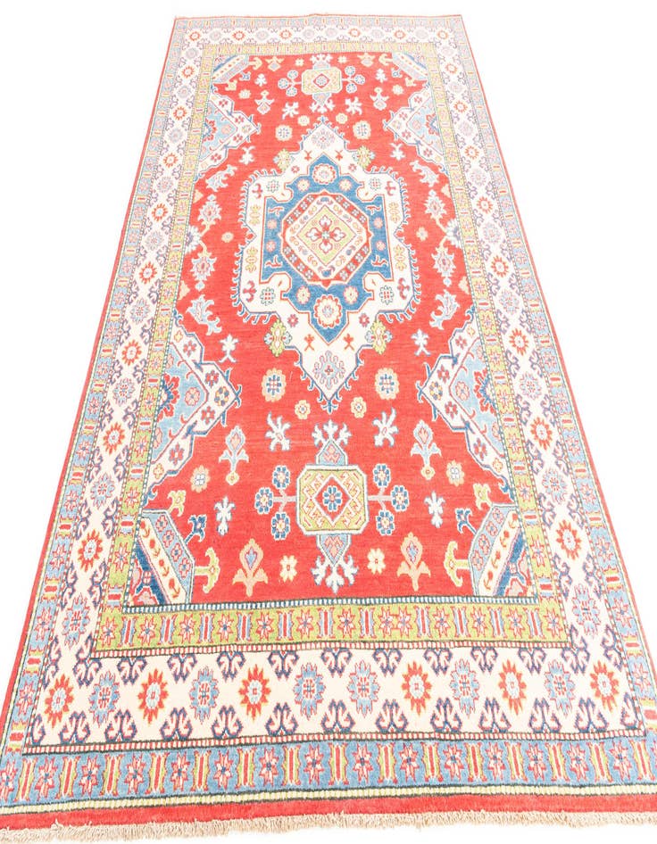 Detail image of  6' x 9'  Hand Knotted Kazak Rug