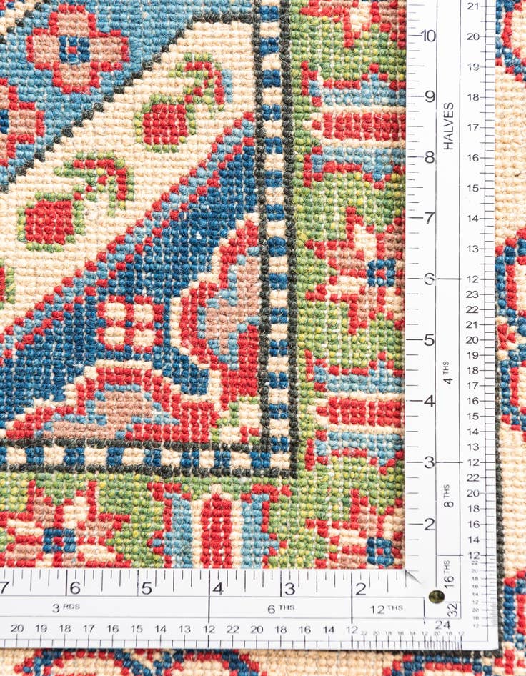 Detail image of  6' x 9'  Hand Knotted Kazak Rug