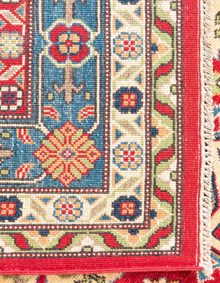 Detail image of  6' x 9' 4  Hand Knotted Kazak Rug
