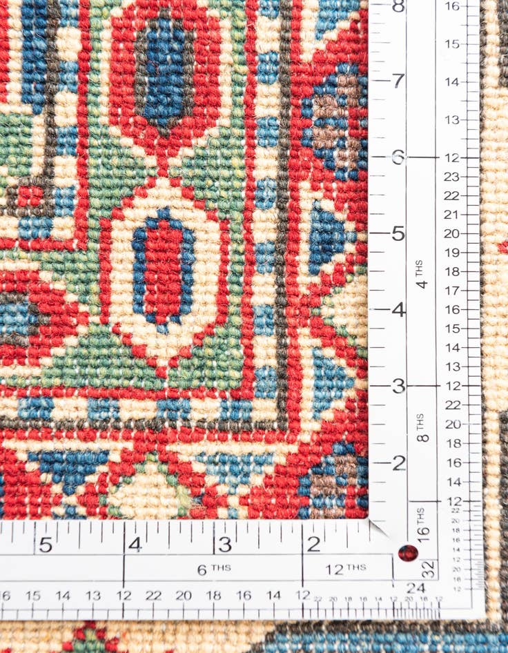 Detail image of  6' 2 x 9'  Hand Knotted Kazak Rug