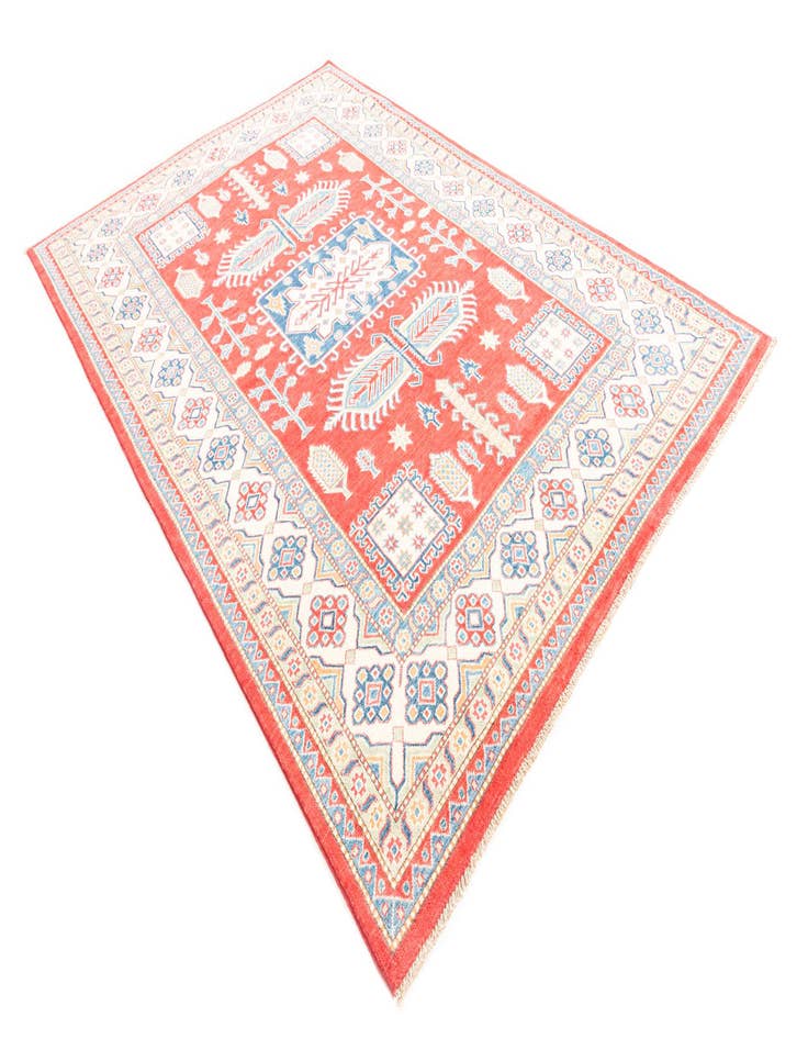 Detail image of  6' 7 x 9' 10  Hand Knotted Kazak Rug