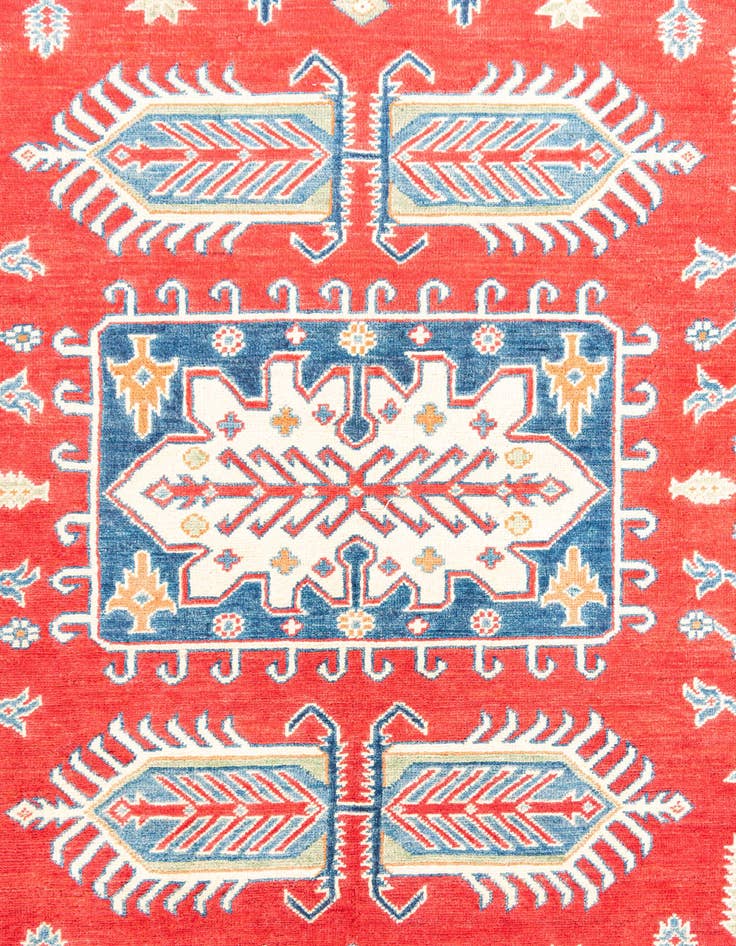 Detail image of  6' 7 x 9' 10  Hand Knotted Kazak Rug