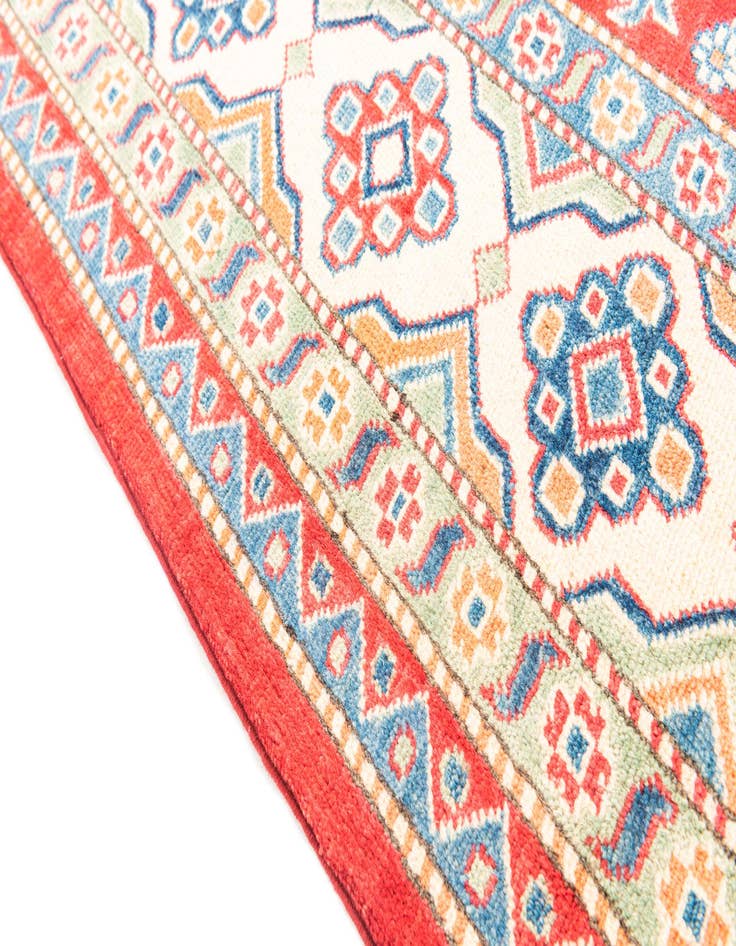 Detail image of  6' 7 x 9' 10  Hand Knotted Kazak Rug