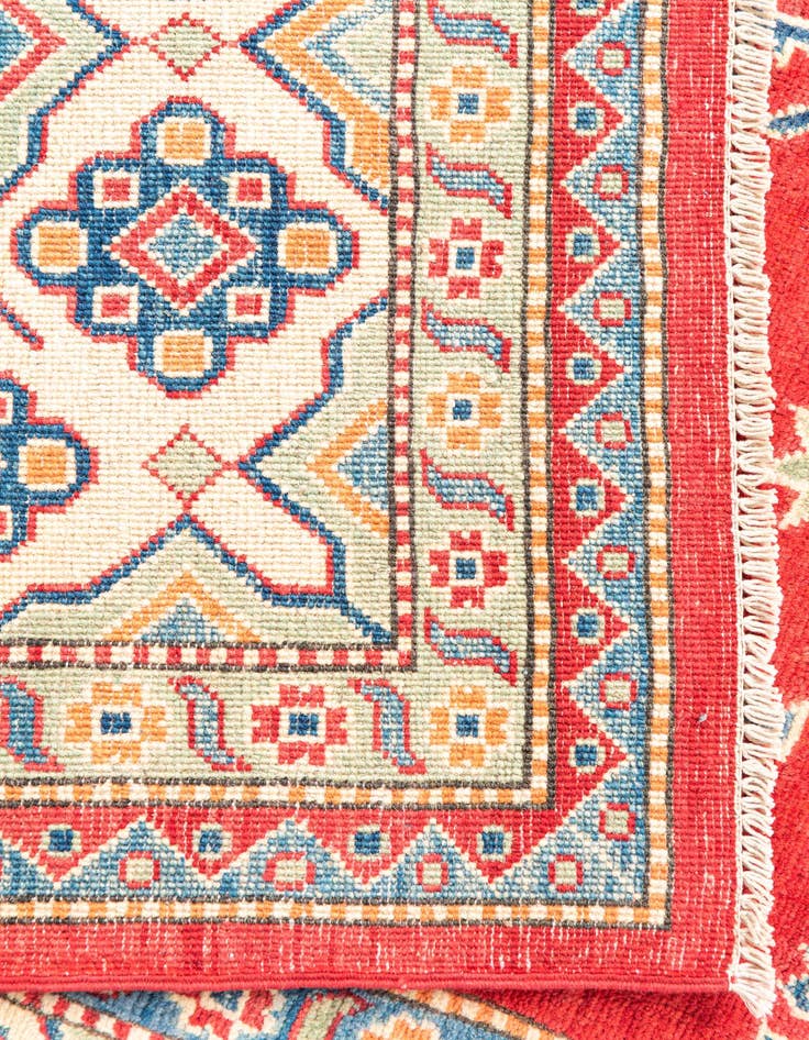 Detail image of  6' 7 x 9' 10  Hand Knotted Kazak Rug