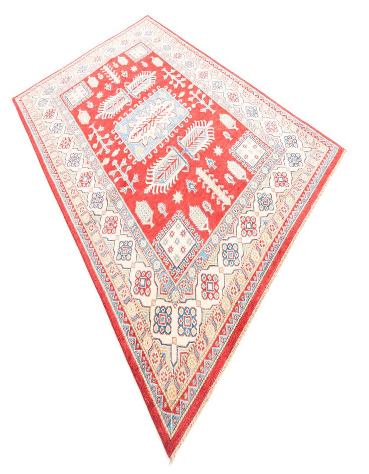 Detail image of  6' 7 x 9' 10  Hand Knotted Kazak Rug