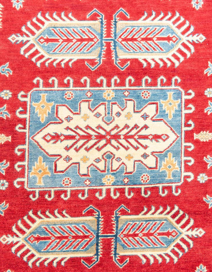 Detail image of  6' 7 x 9' 10  Hand Knotted Kazak Rug