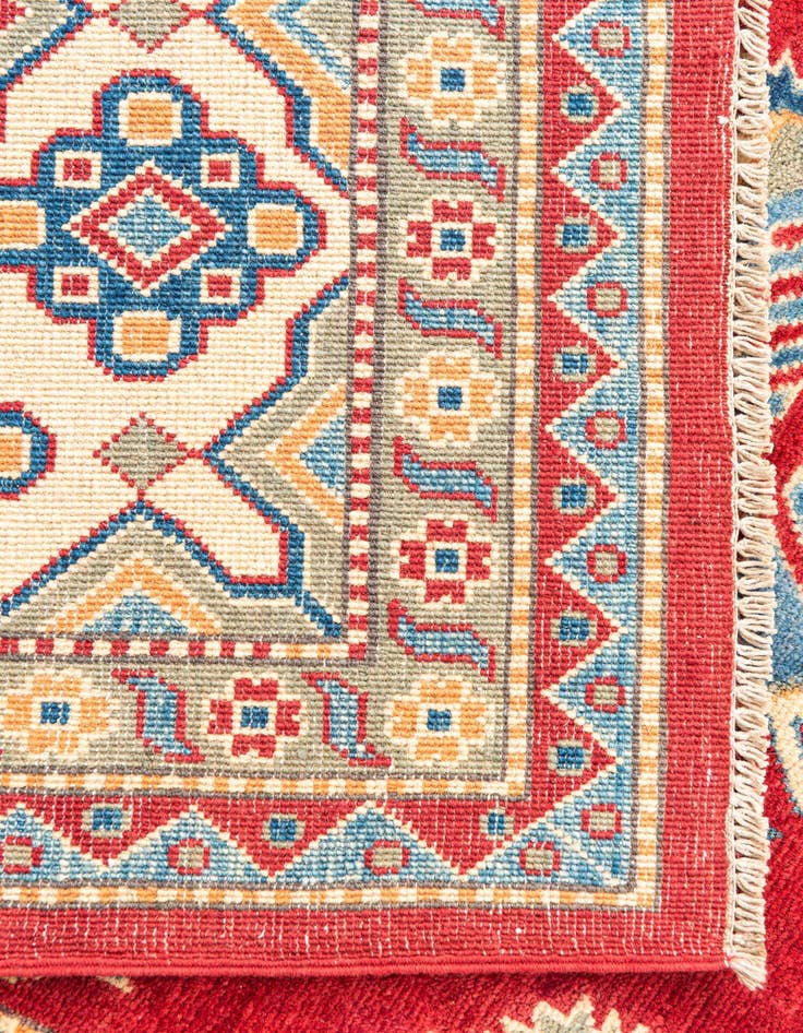 Detail image of  6' 7 x 9' 10  Hand Knotted Kazak Rug