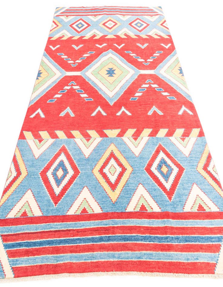 Detail image of  6' 6 x 9' 2  Hand Knotted Kazak Rug