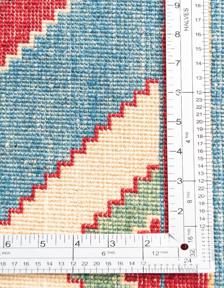 Detail image of  6' 6 x 9' 2  Hand Knotted Kazak Rug