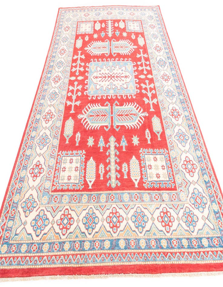 Detail image of  6' 6 x 9' 10  Hand Knotted Kazak Rug