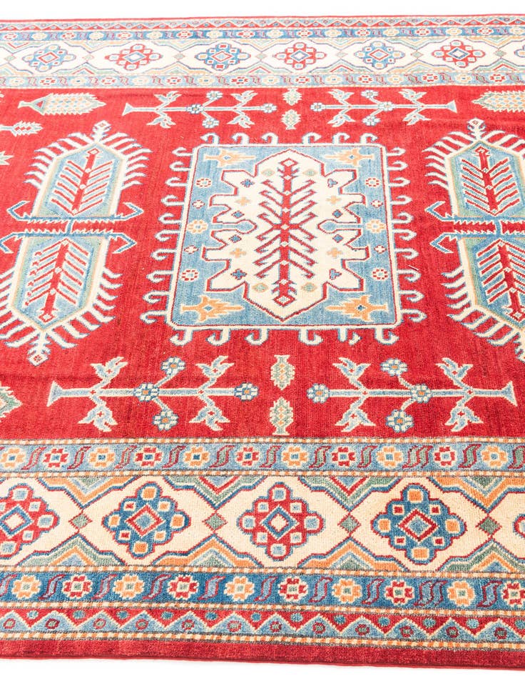 Detail image of  6' 6 x 9' 10  Hand Knotted Kazak Rug