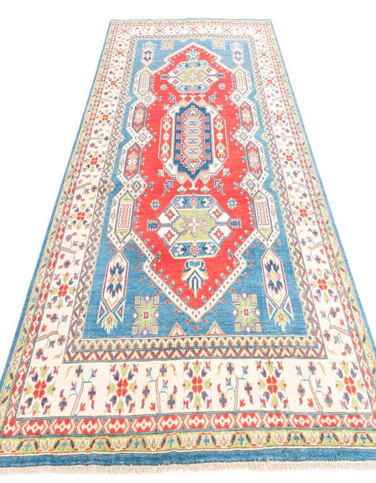 Detail image of  6' 8 x 10'  Hand Knotted Kazak Rug