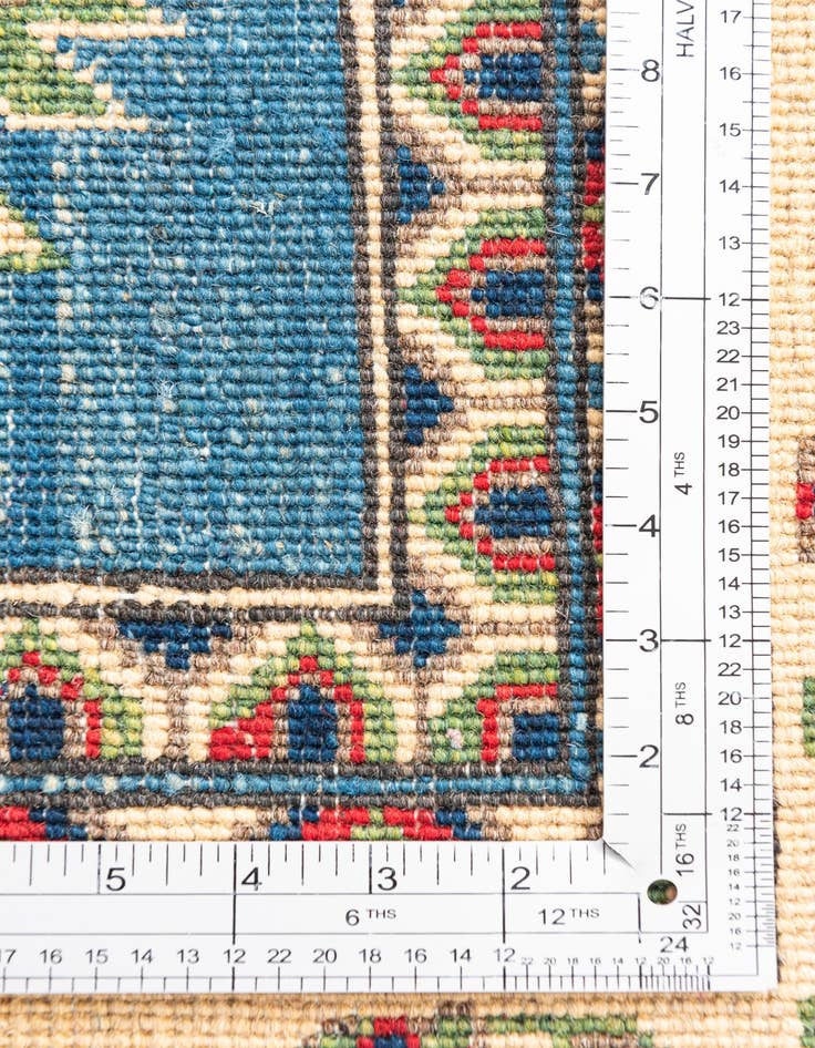 Detail image of  6' 8 x 10'  Hand Knotted Kazak Rug