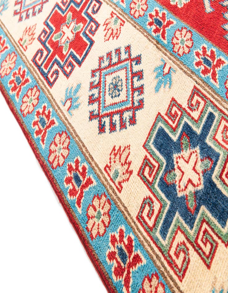 Detail image of  6' 10 x 9' 9  Hand Knotted Kazak Rug