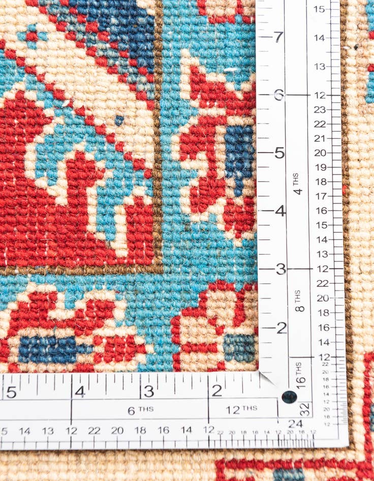 Detail image of  6' 10 x 9' 9  Hand Knotted Kazak Rug