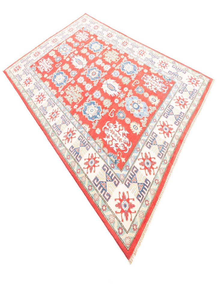 Detail image of  6' 6 x 10' 2  Hand Knotted Kazak Rug