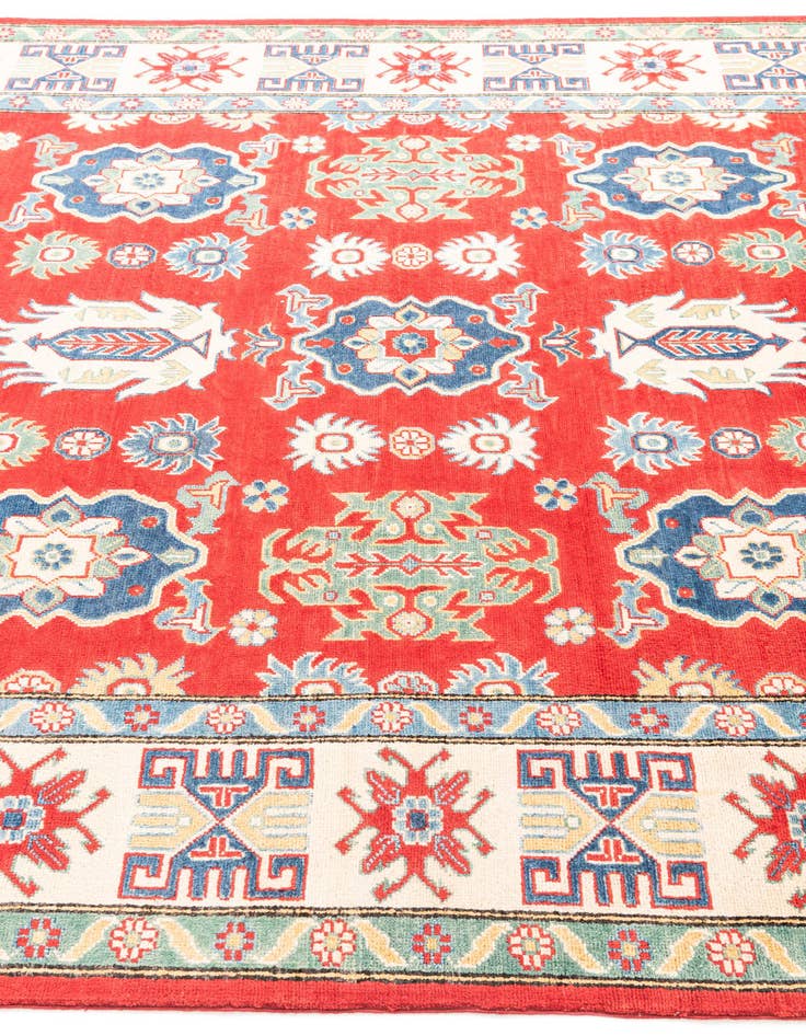 Detail image of  6' 6 x 10' 2  Hand Knotted Kazak Rug