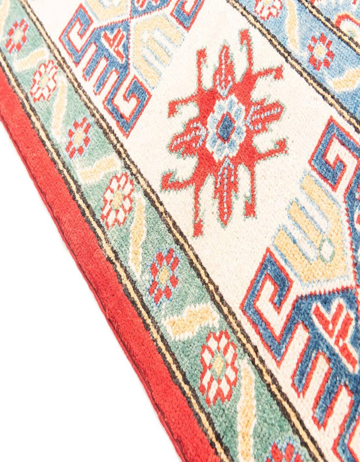 Detail image of  6' 6 x 10' 2  Hand Knotted Kazak Rug