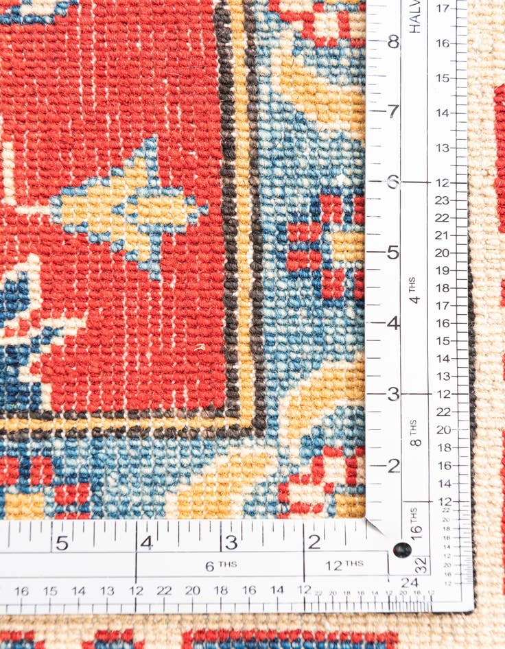 Detail image of  6' 6 x 10' 2  Hand Knotted Kazak Rug