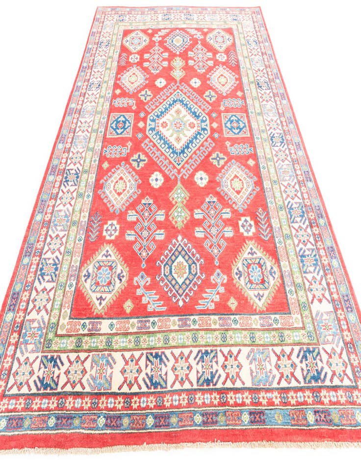 Detail image of  6' 7 x 9' 5  Hand Knotted Kazak Rug