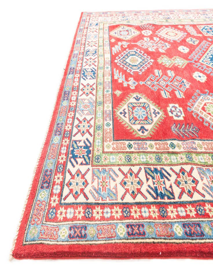 Detail image of  6' 7 x 9' 5  Hand Knotted Kazak Rug