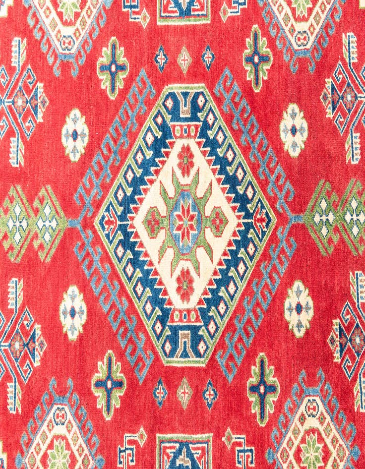 Detail image of  6' 7 x 9' 5  Hand Knotted Kazak Rug