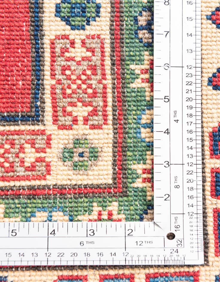 Detail image of  6' 7 x 9' 5  Hand Knotted Kazak Rug