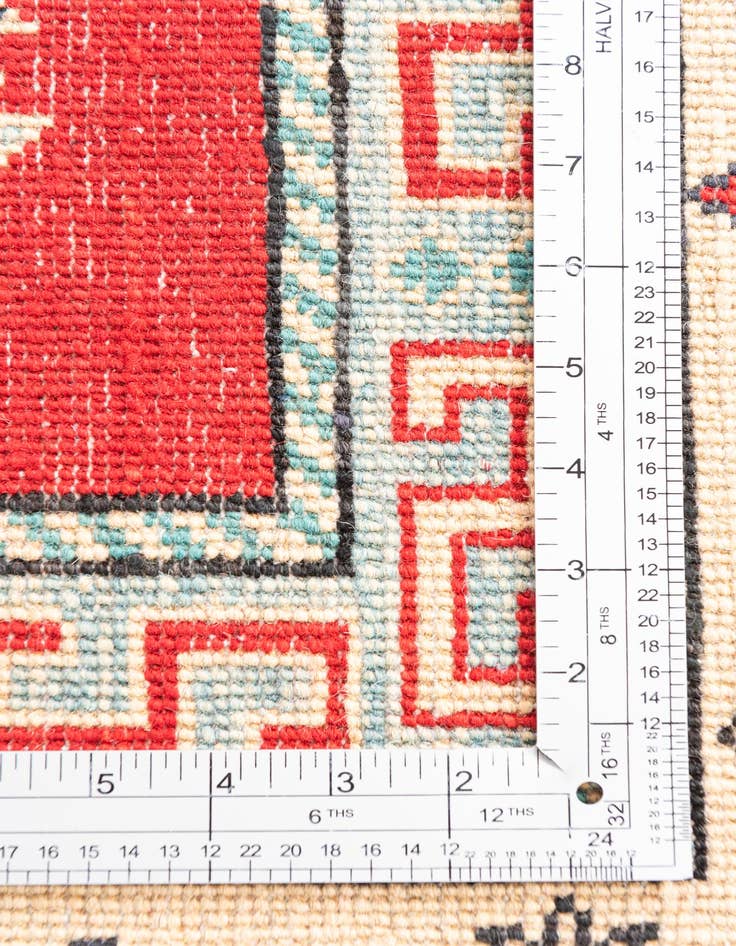 Detail image of  6' 7 x 10'  Hand Knotted Kazak Rug