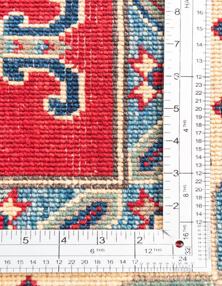 Detail image of  6' 7 x 9' 9  Hand Knotted Kazak Rug