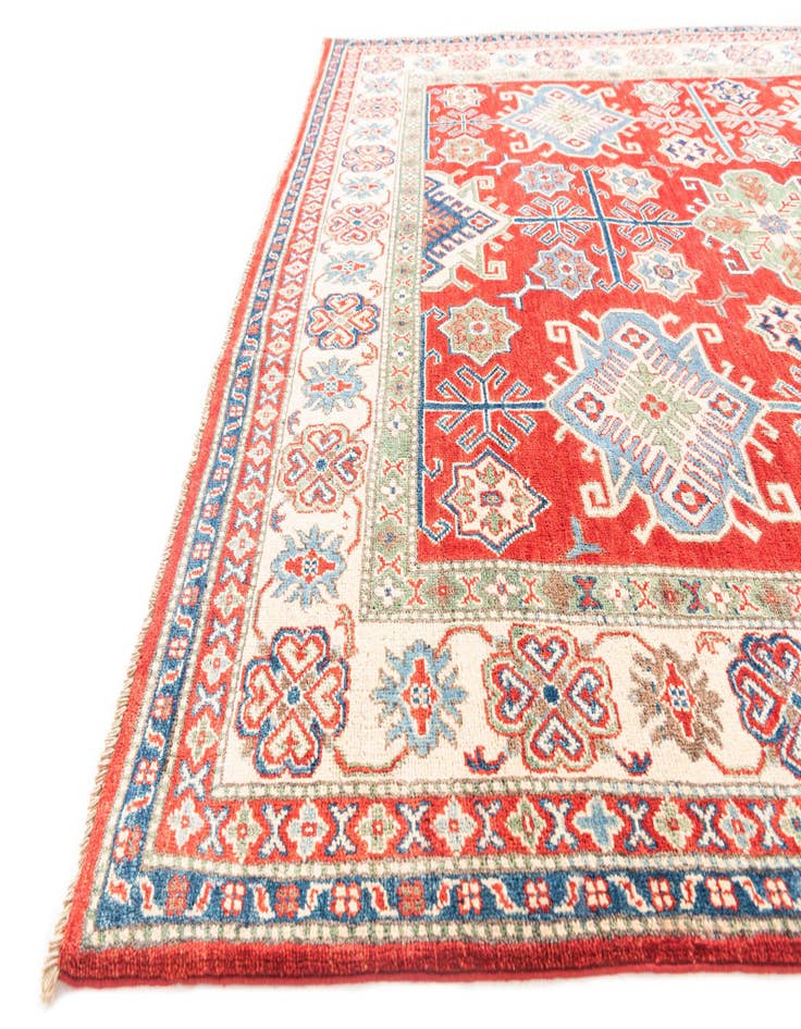 Detail image of  6' 6 x 10' 3  Hand Knotted Kazak Rug