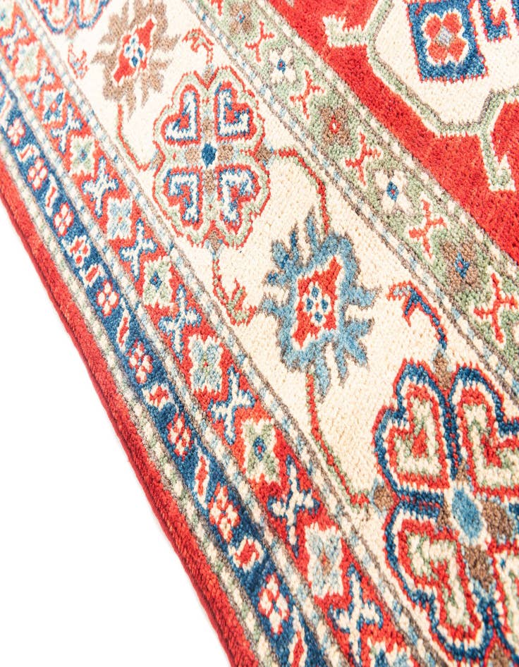 Detail image of  6' 6 x 10' 3  Hand Knotted Kazak Rug
