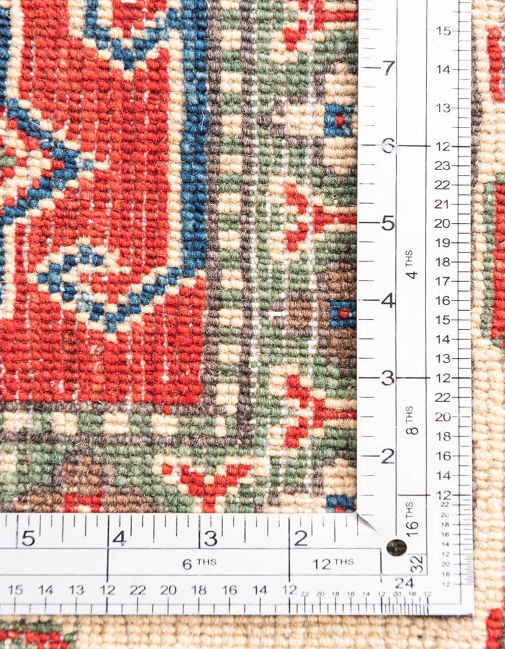 Detail image of  6' 6 x 10' 3  Hand Knotted Kazak Rug