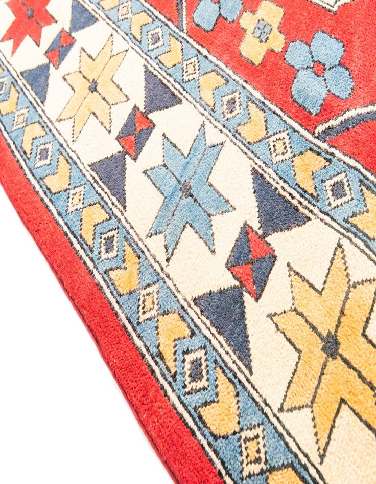 Detail image of  6' 8 x 9' 8  Hand Knotted Kazak Rug