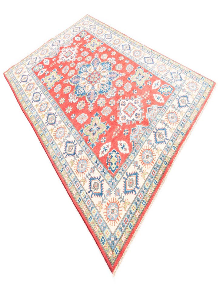 Detail image of  6' 6 x 9' 8  Hand Knotted Kazak Rug