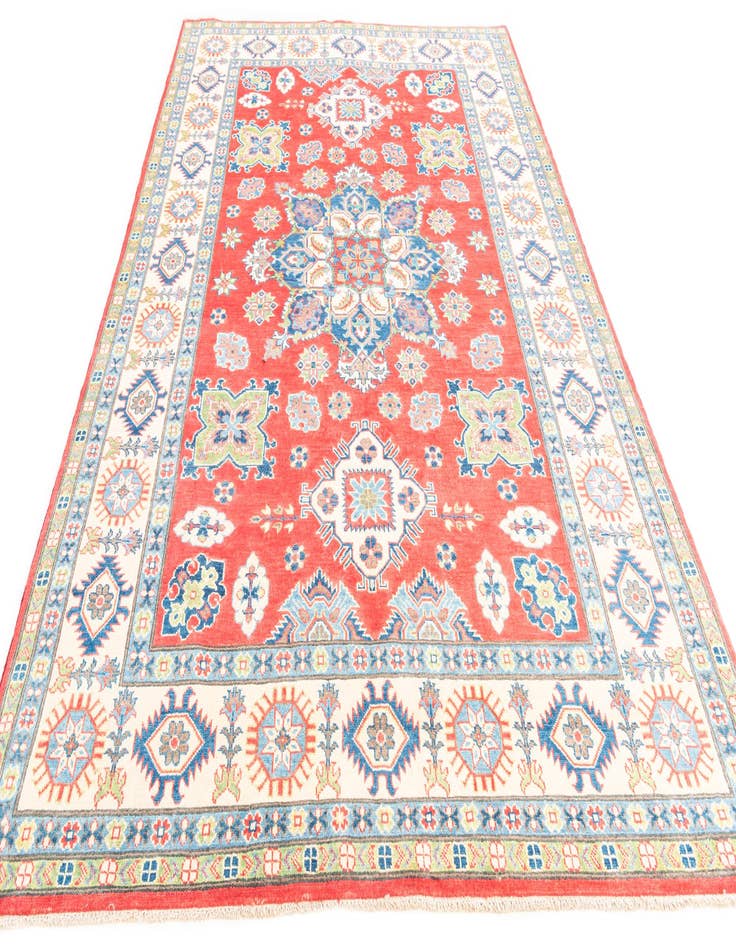 Detail image of  6' 6 x 9' 8  Hand Knotted Kazak Rug