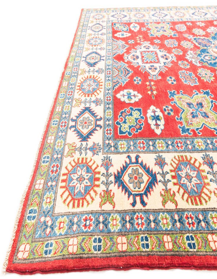 Detail image of  6' 6 x 9' 8  Hand Knotted Kazak Rug