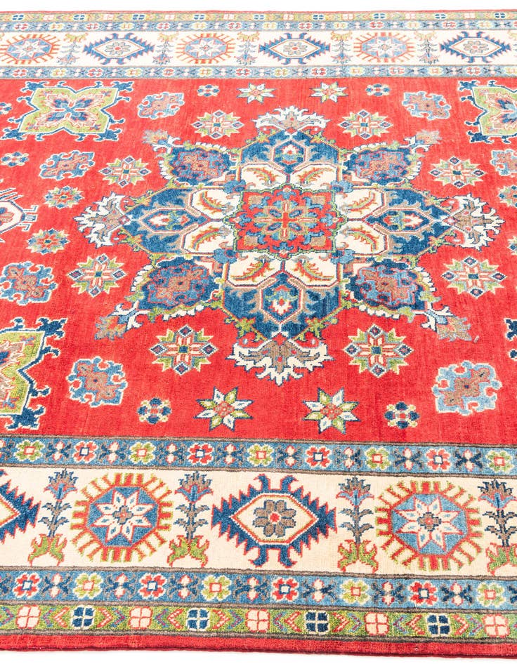 Detail image of  6' 6 x 9' 8  Hand Knotted Kazak Rug