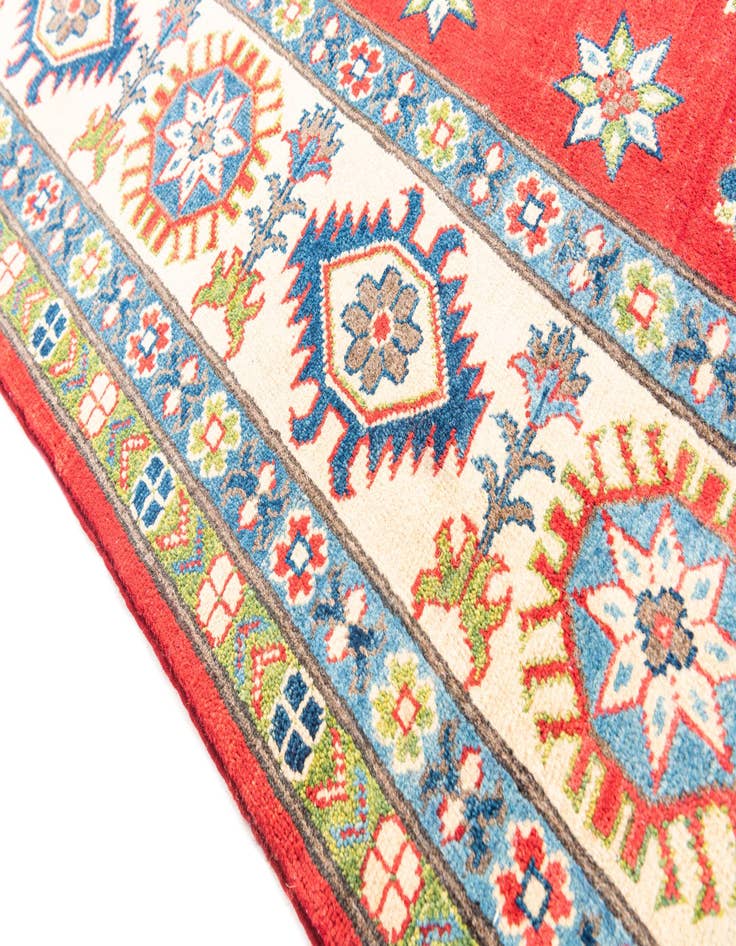 Detail image of  6' 6 x 9' 8  Hand Knotted Kazak Rug