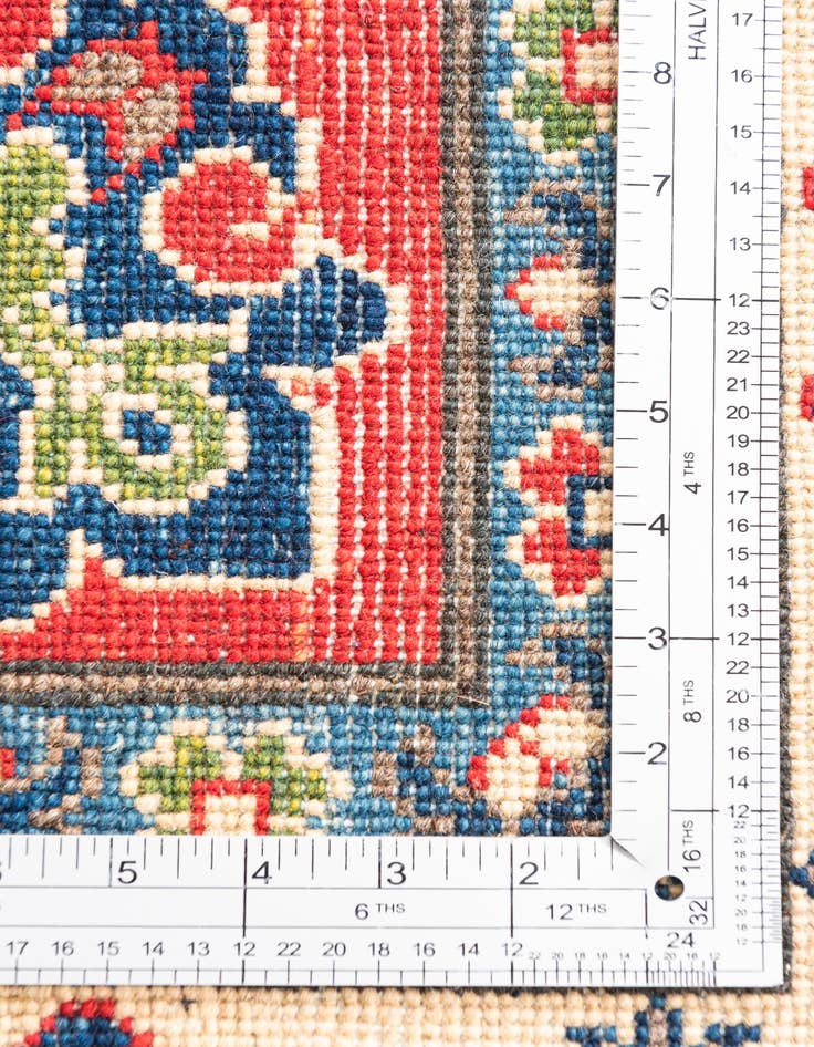 Detail image of  6' 6 x 9' 8  Hand Knotted Kazak Rug