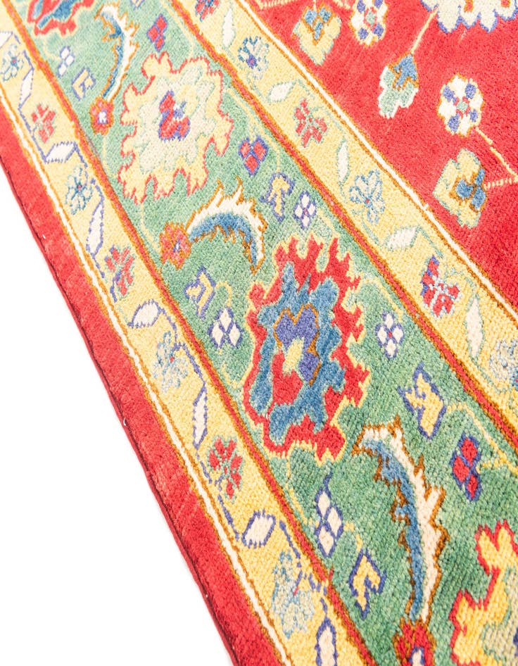 Detail image of  6' 7 x 9' 4  Hand Knotted Kazak Rug