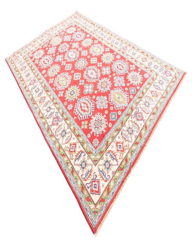 Detail image of  6' 6 x 9' 8  Hand Knotted Kazak Rug